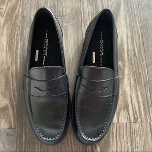 Rockport Walkability trutech black penny loafers 8